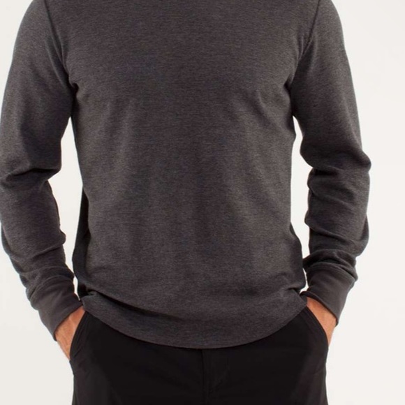 lululemon Organic Cotton Reversible Binary Long Sleeve Crew Shirt - Picture 7 of 13